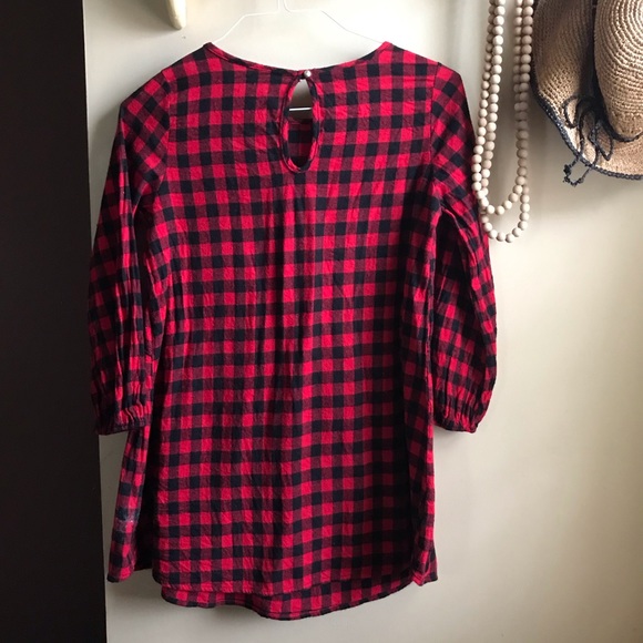Buffalo plaid tunic - Picture 3 of 4